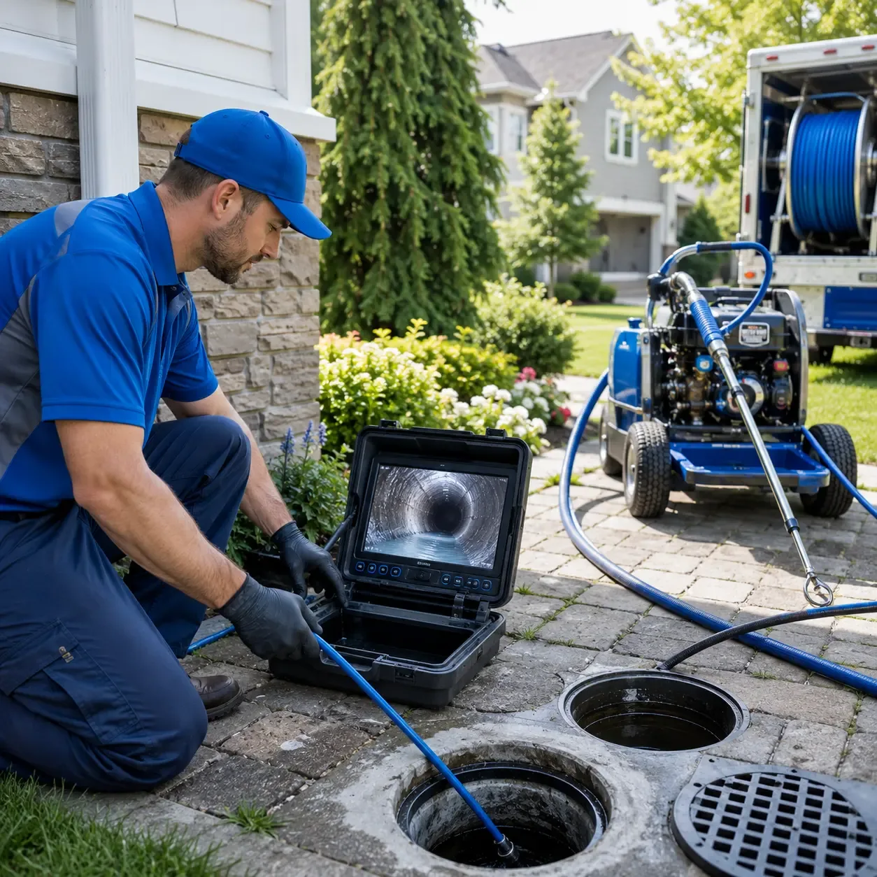 Outdoor drain cleaning professionals serving Mount Berry, GA