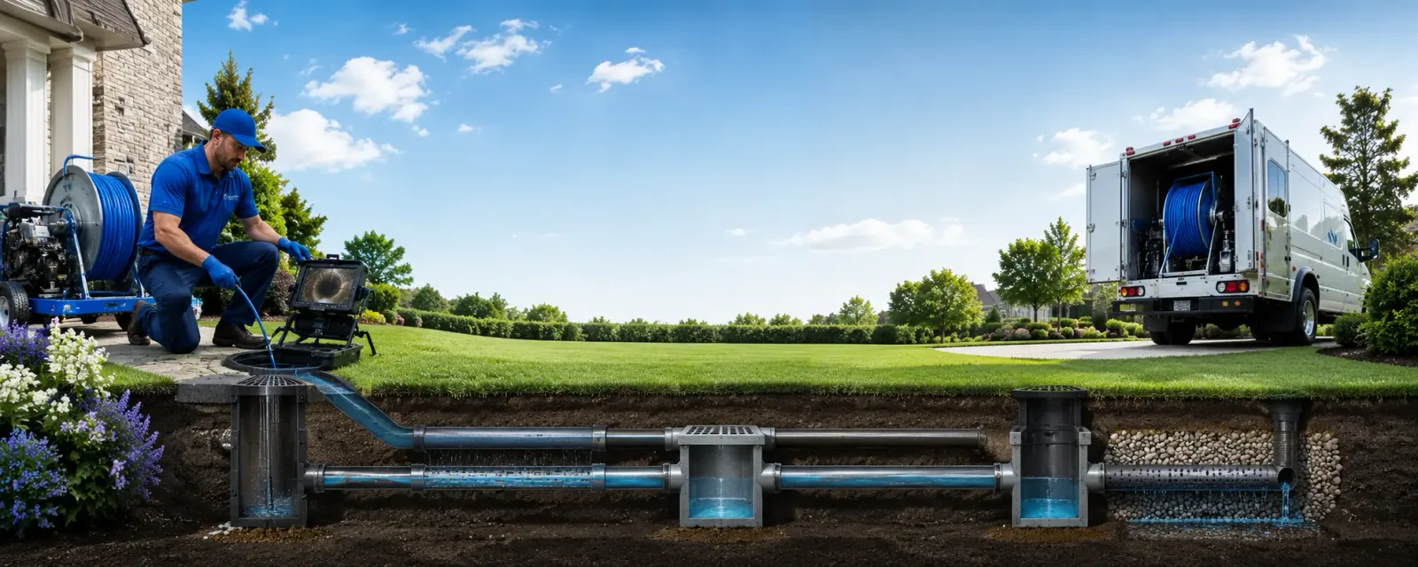 Outdoor drain cleaning information for Mount Berry, GA